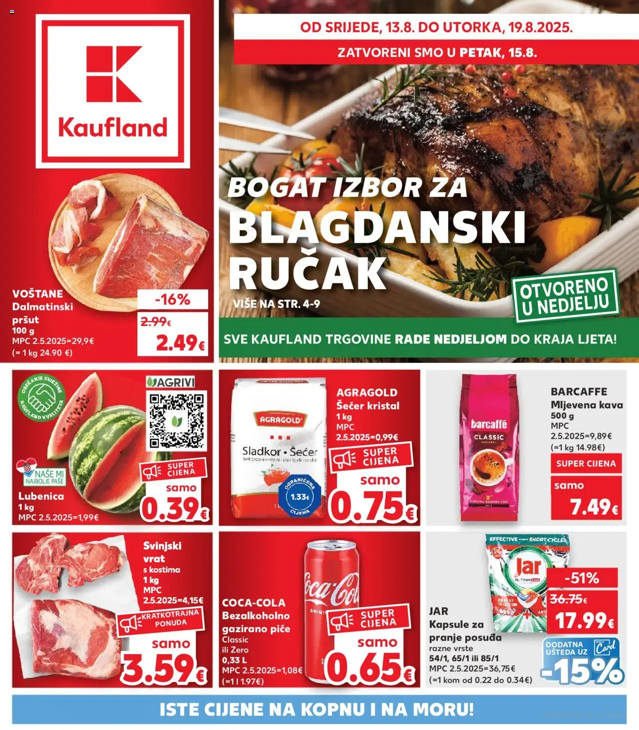 Katalog Kaufland - stranica 1- važeći od 13.08.2025