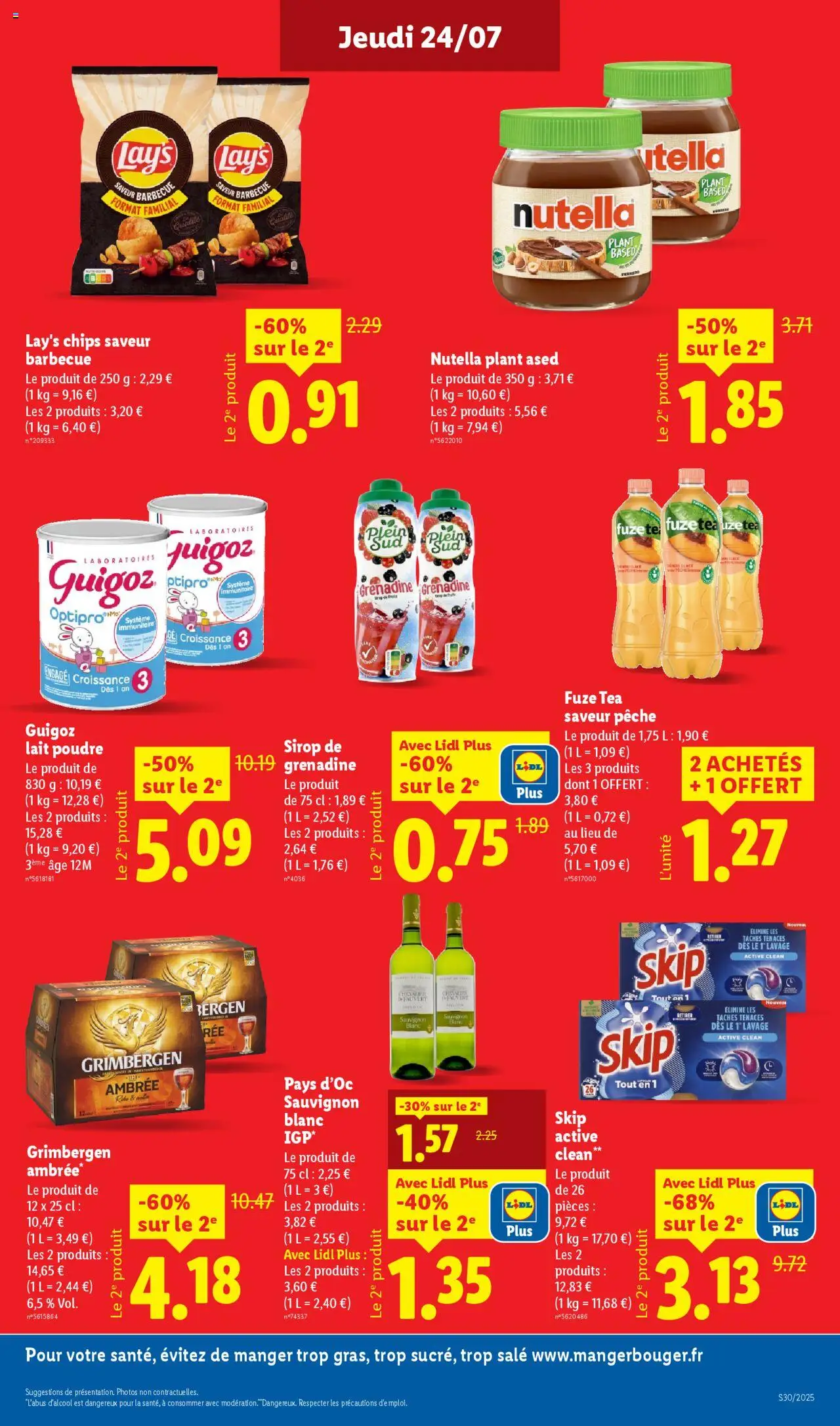 LIDL catalogue semaine 29 - page 13 - valable à partir du 24/07/2025