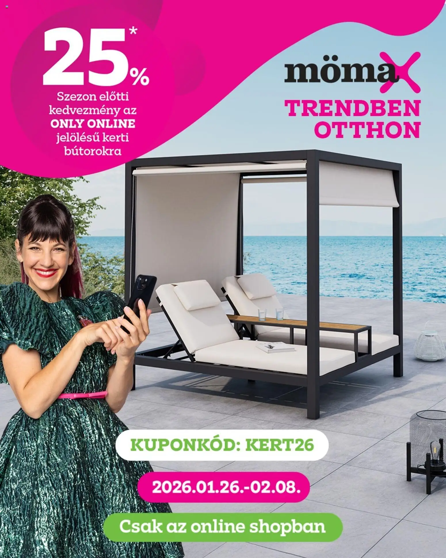 Mömax Akciós újság - 1oldal - érvényes 2026.01.26.-tól