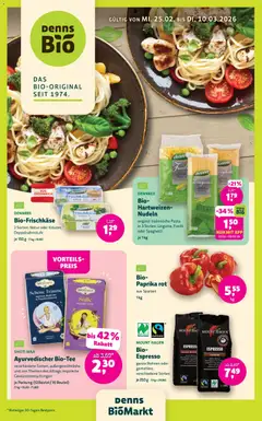 Vorschau Denns BioMarkt Angebote gültig ab 25.02.2026