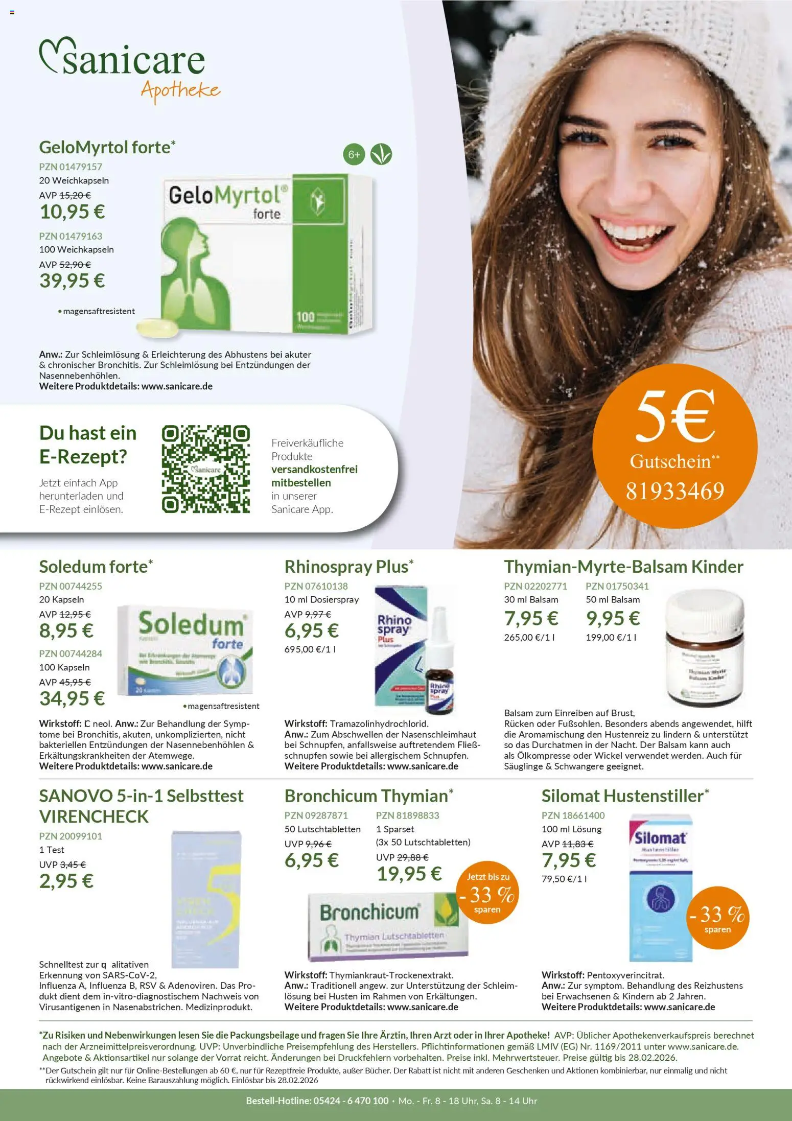 Sanicare Prospekt 	 - Seite 1 - gültig ab 04.02.2026