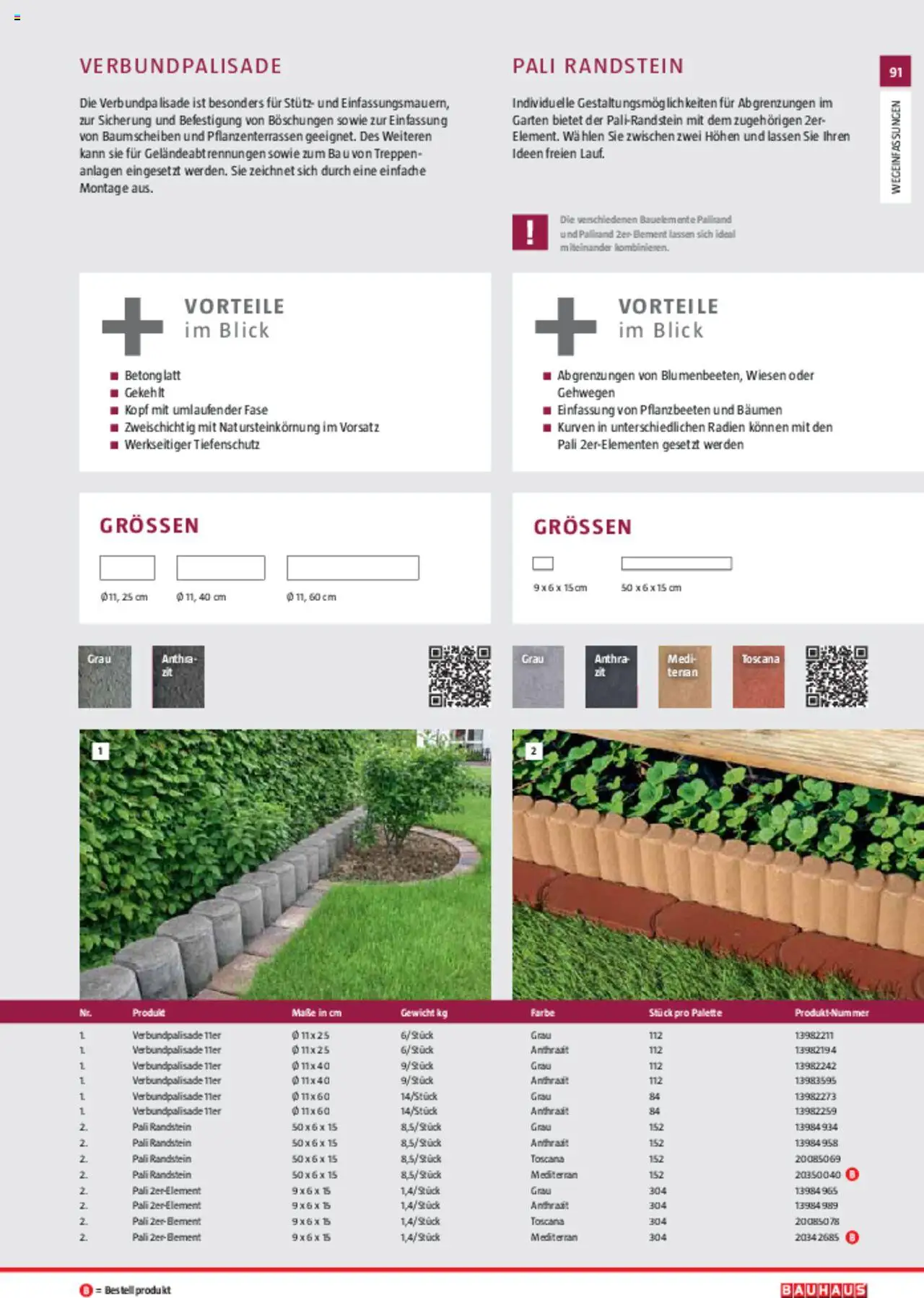 Bauhaus Gartenbaumaterialien 2025 - Seite 91- gültig ab 11.03.2025