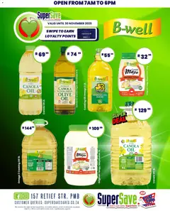 Preview Super Save B-Well Cooking Oil valid from 20/11/2025