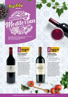 Vorschau TopCC Aktionen Weinfestival Mediterran gültig ab 01.09.2025