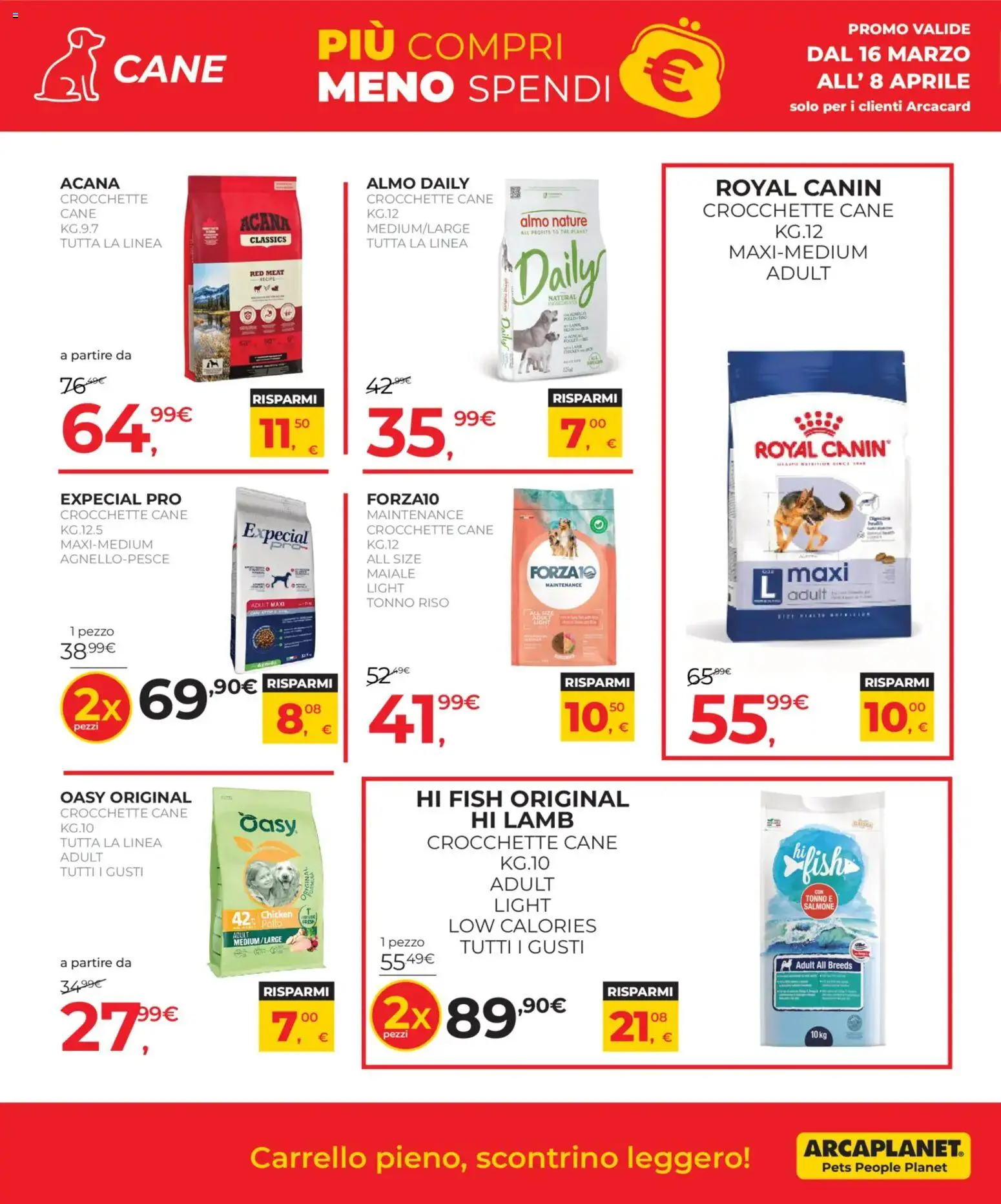 Arcaplanet volantino - pagina 8 - valido dal 16/03/2026