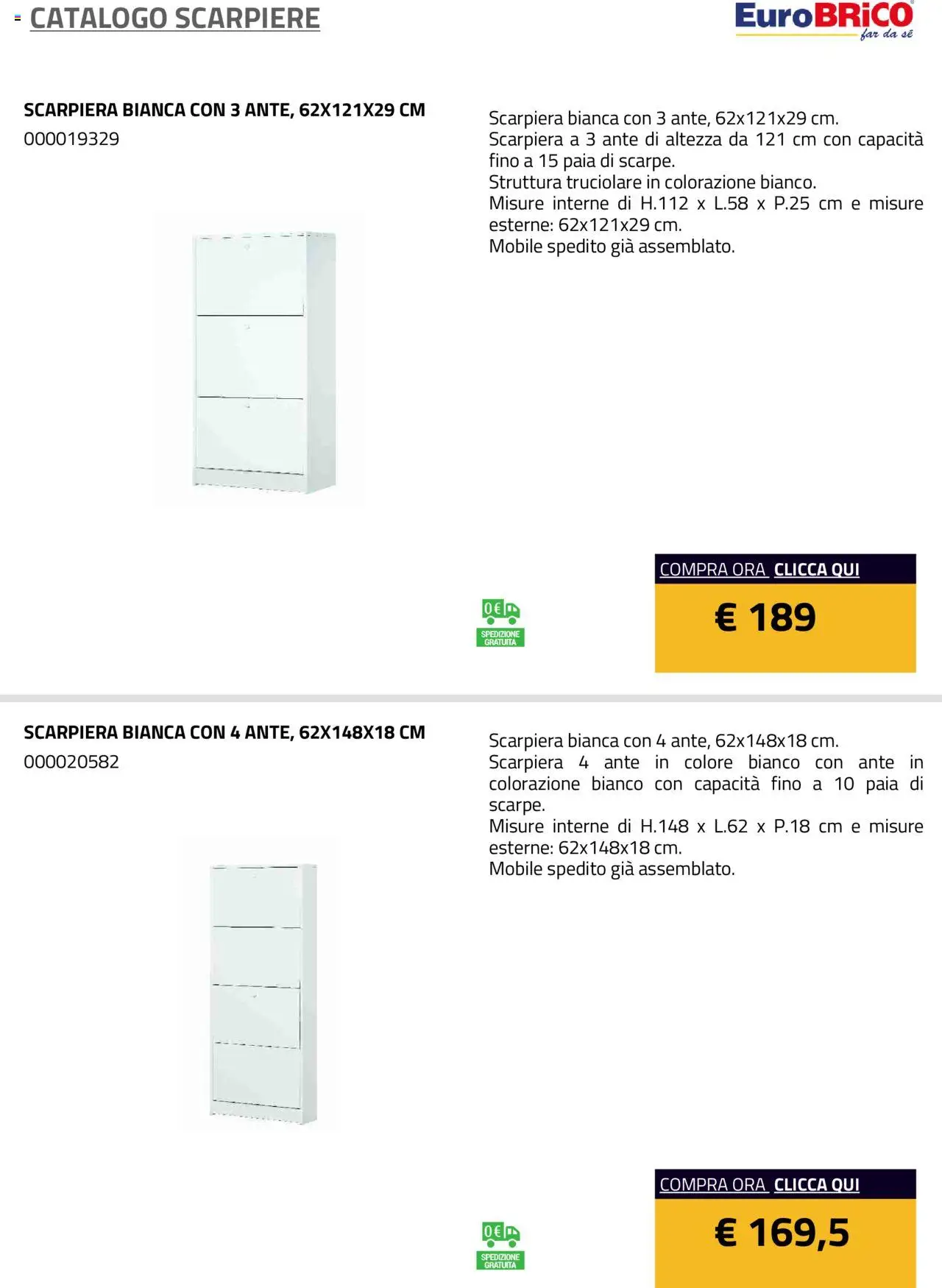 Eurobrico Scarpiere catalogo - pagina 2 - valido dal 23/07/2025