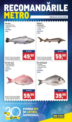 Metro Catalog valabil de la 16.03.2026