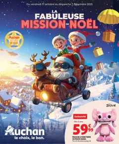 Aperçu Auchan - La fabuleuse mission de Noël valable à partir du 17/10/2025