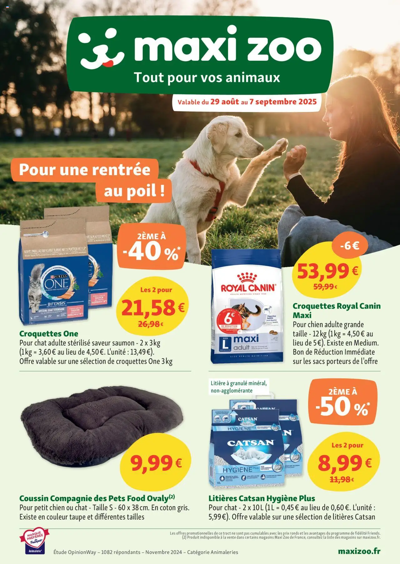 Maxi ZOO catalogue - page 1 - valable à partir du 29/08/2025