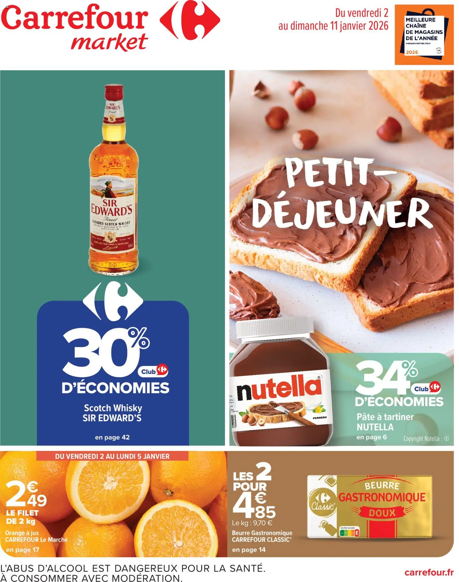Carrefour Market catalogue semaine 1 - page 1 - valable à partir du 02/01/2026