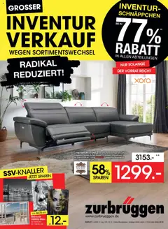 Vorschau Zurbrüggen Inventurverkauf gültig ab 05.07.2025