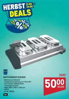 Vorschau Metro  Herbst Deals gültig ab 11.09.2025