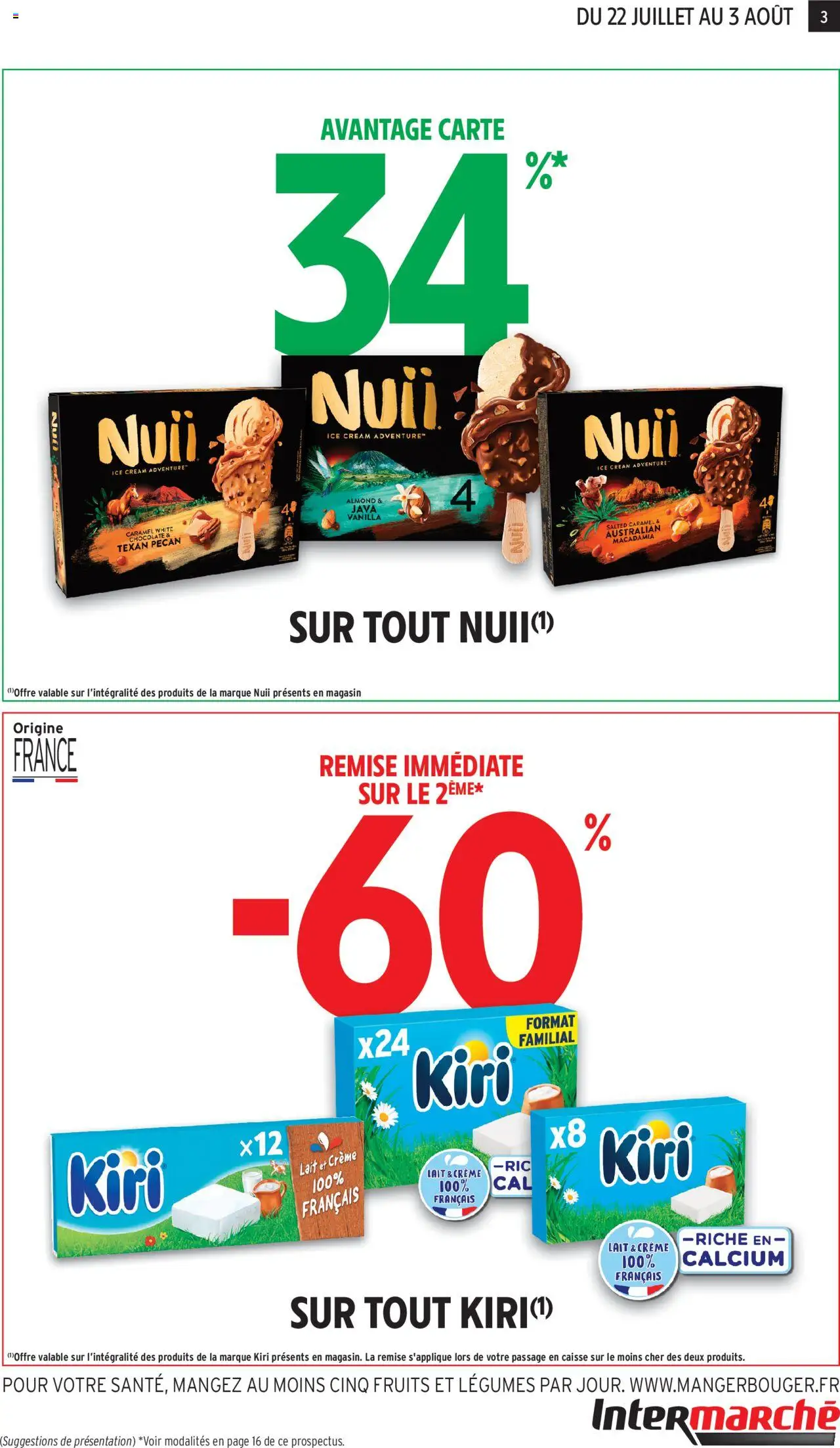 Intermarché catalogue semaine 29 - page 3 - valable à partir du 22/07/2025