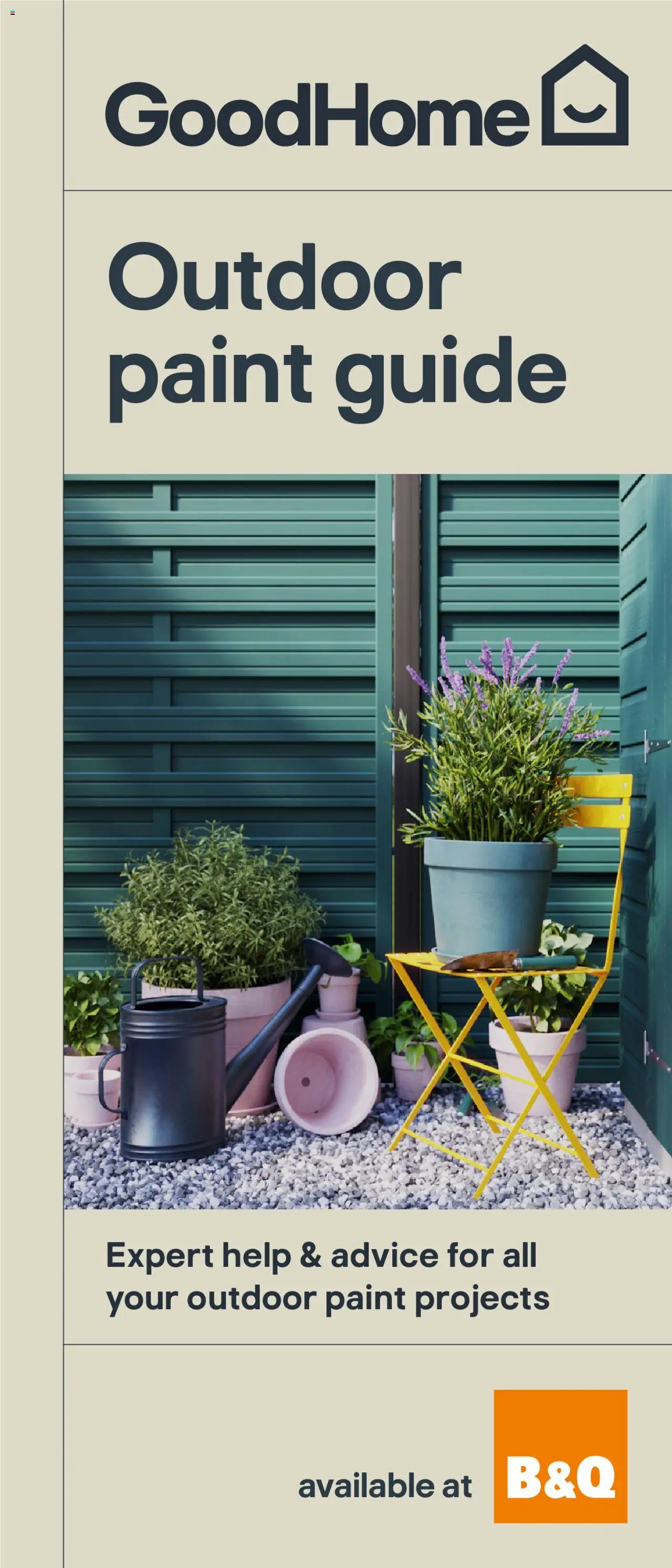 B&Q - Outdoor paint guide - page 1- valid from 25/06/2025