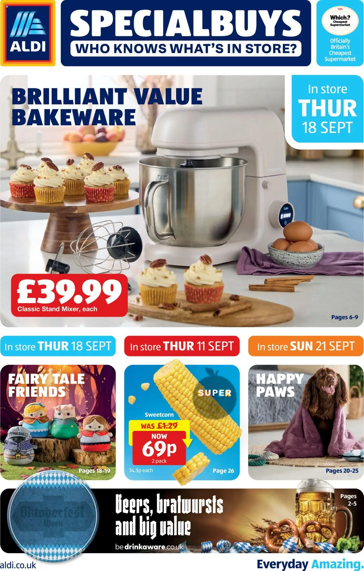 Aldi - Weekly offers UK Specialbuys - page 1- valid from 18/09/2025