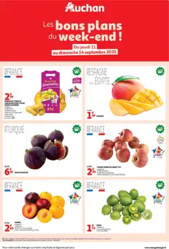 Auchan - Les bons plans du week-end dans votre hyper ! geldig vanaf 11/09/2025