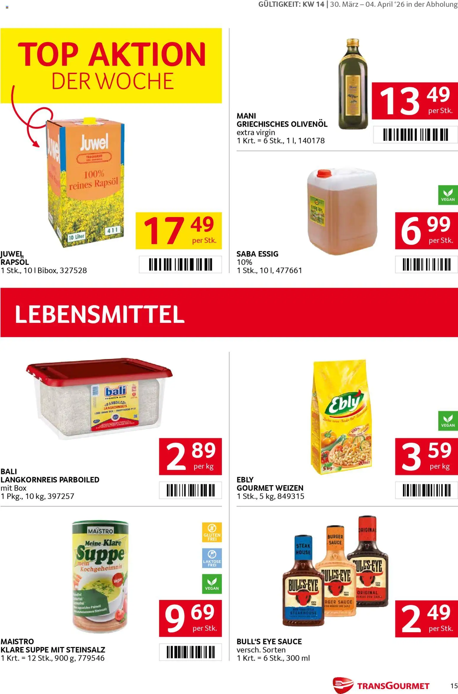 Transgourmet Flugblatt - page 14- valid from 30.03.2026