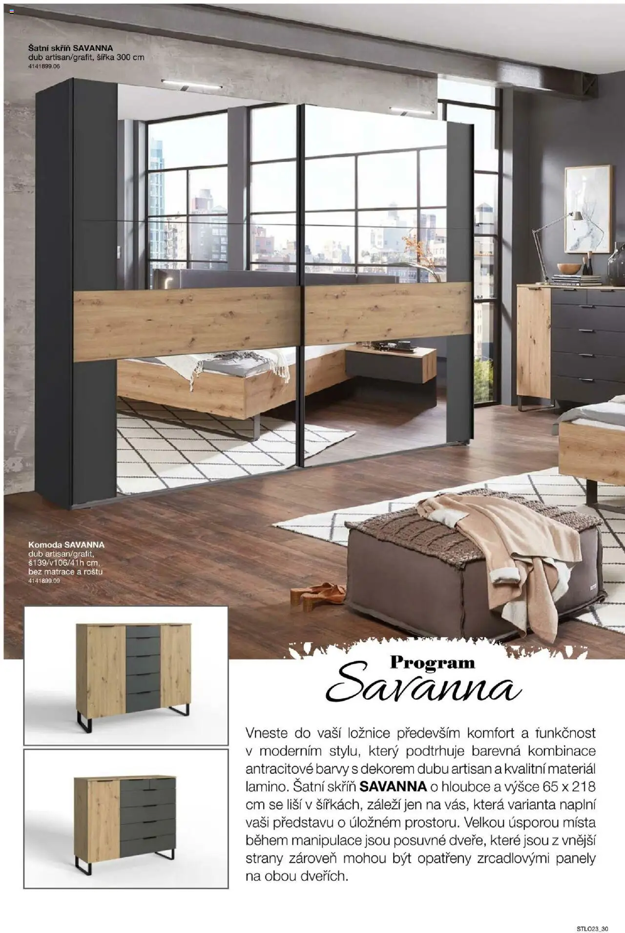 Sconto nábytek katalog - Ložnice - strana 30- platný od 01.01.2025