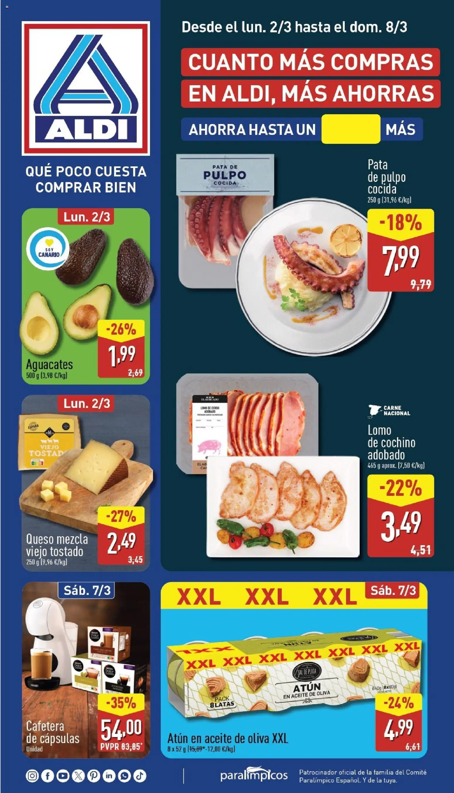 Aldi folleto Canarias - Página de 1 - Válido desde 02/03/2026