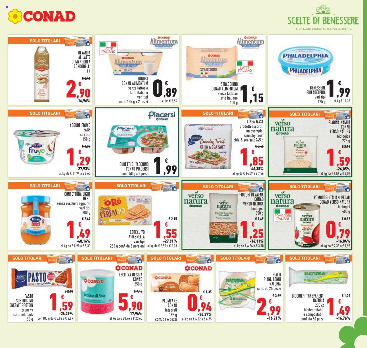 Volantino Conad	 - pagina 13 - valido dal 16/07/2025