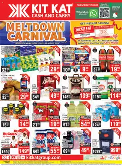 Preview KIT KAT Cash & Carry Meltdown Carnival Leaflet Promotion valid from 24/07/2025