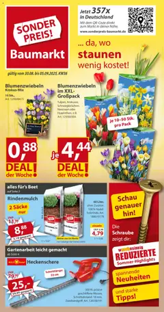Vorschau Sonderpreis Baumarkt Prospekt 	 gültig ab 30.08.2025