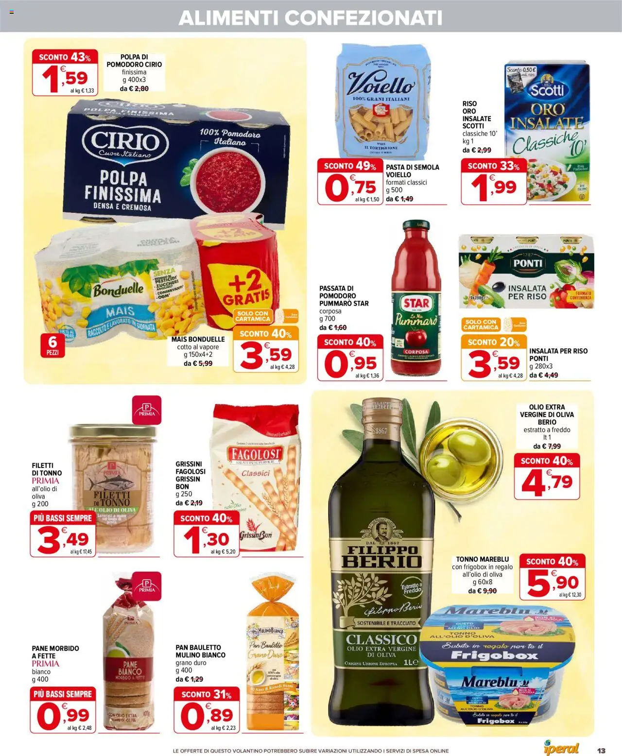 Volantino Iperal	 - pagina 13 - valido dal 16/07/2025