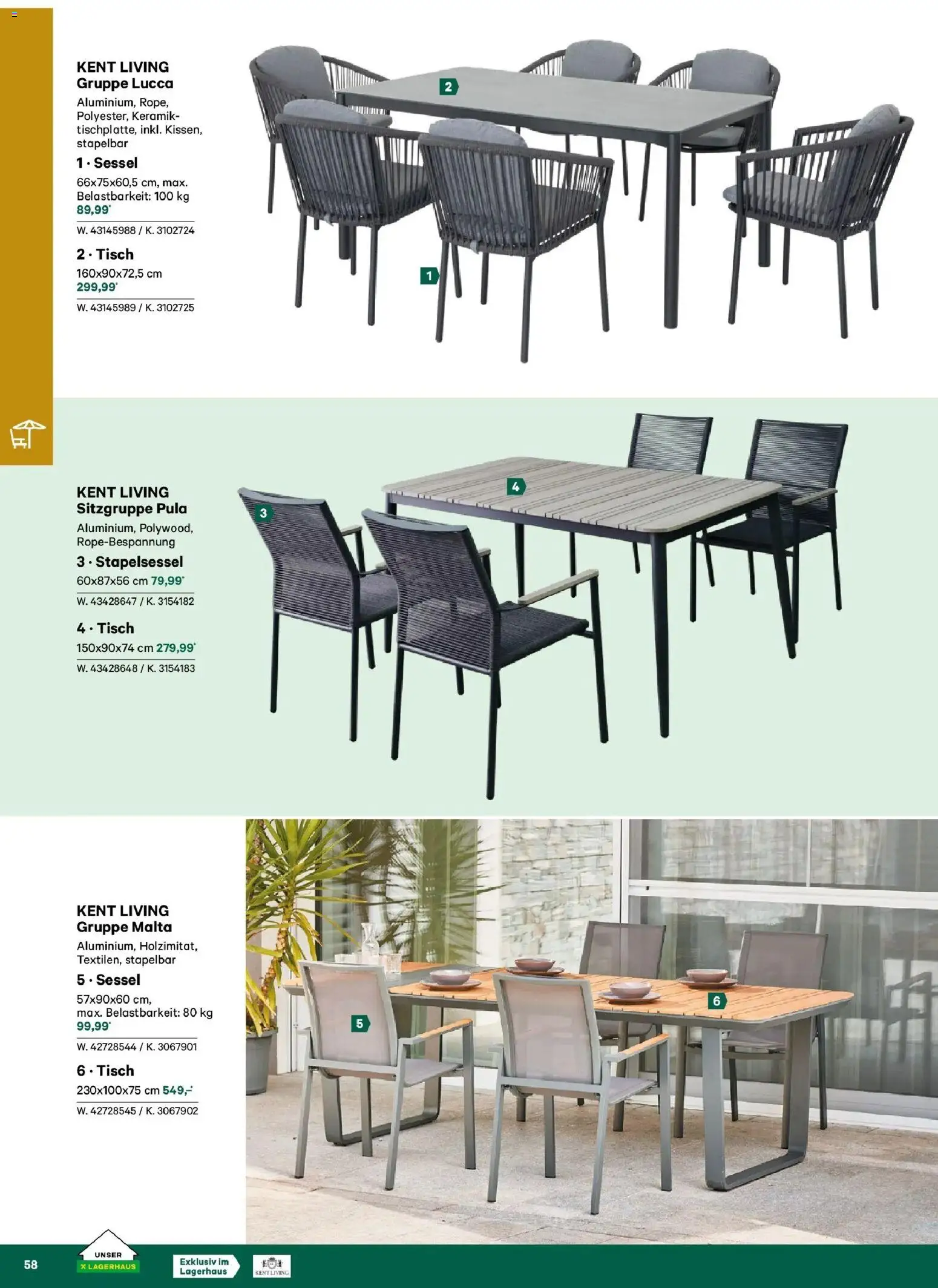 Lagerhaus Garten & Freizeit Katalog 2026 - Wien, Innsbruck - page 58- valid from 01.03.2026