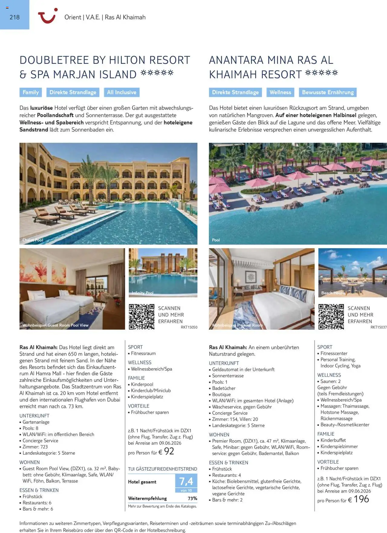 TUI Prospekt  Asien, Afrika, Orient & Indischer Ozean 2025/26 	 - Seite 218 - gültig ab 01.11.2025