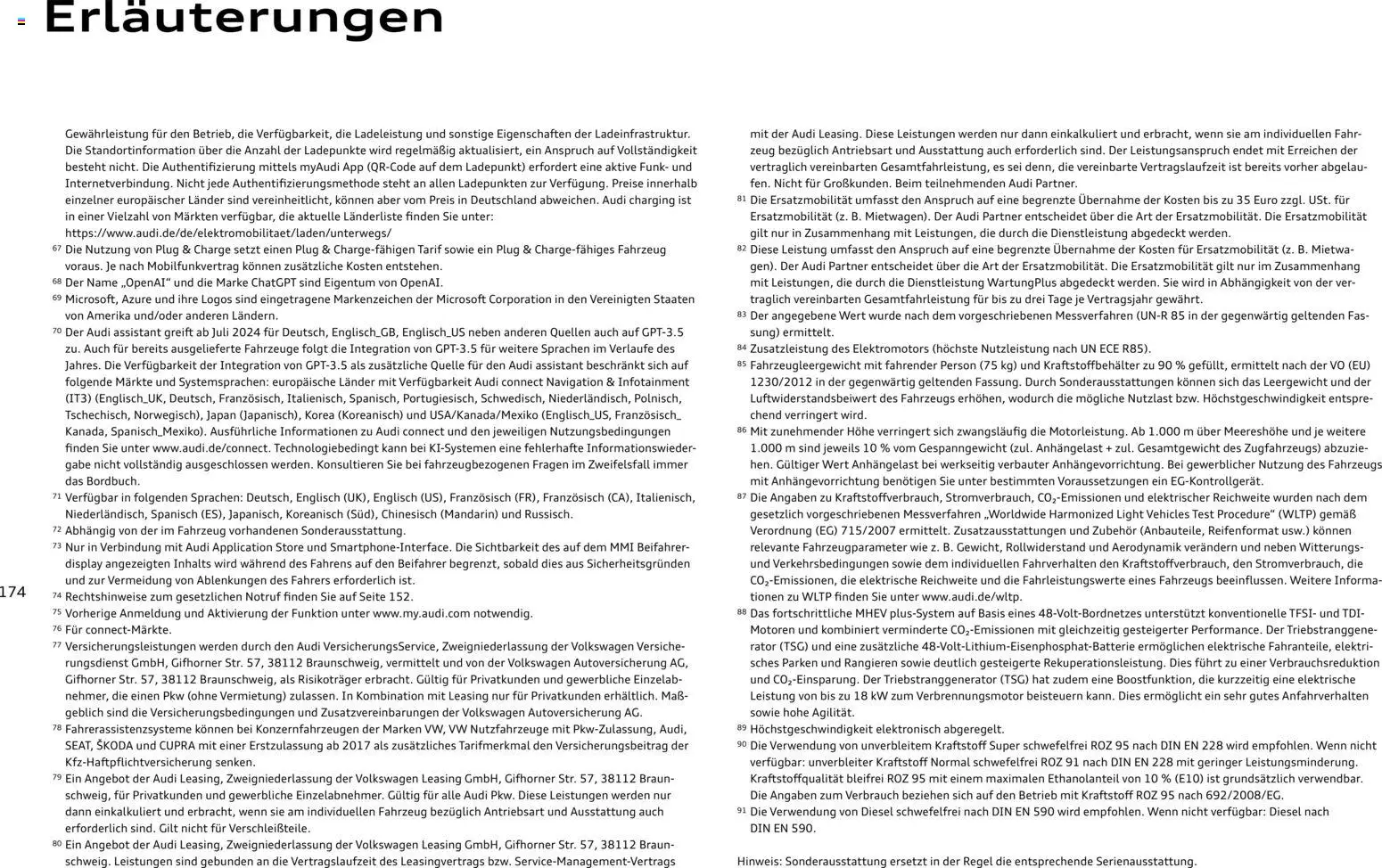 Audi Q5 - Seite 174 - gültig ab 28.10.2025