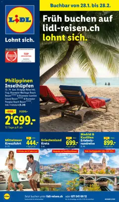 Vorschau Lidl Aktionen Reisen Februar gültig ab 28.01.2026