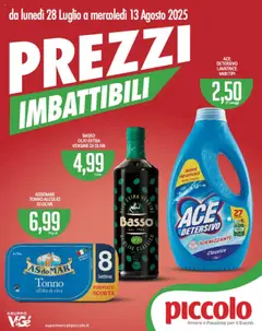 Anteprima Volantino Piccolo	 valida dal 28/07/2025