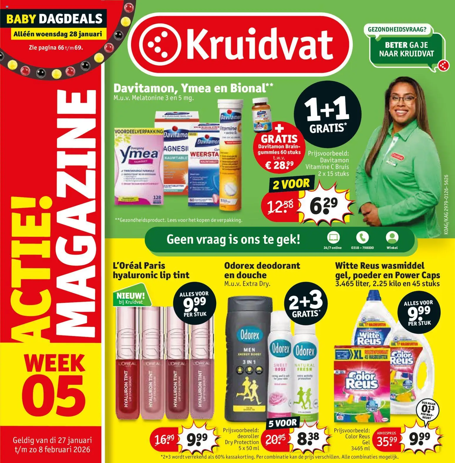 Kruidvat - Folder week 5 - pagina 1- geldig vanaf 26-01-2026
