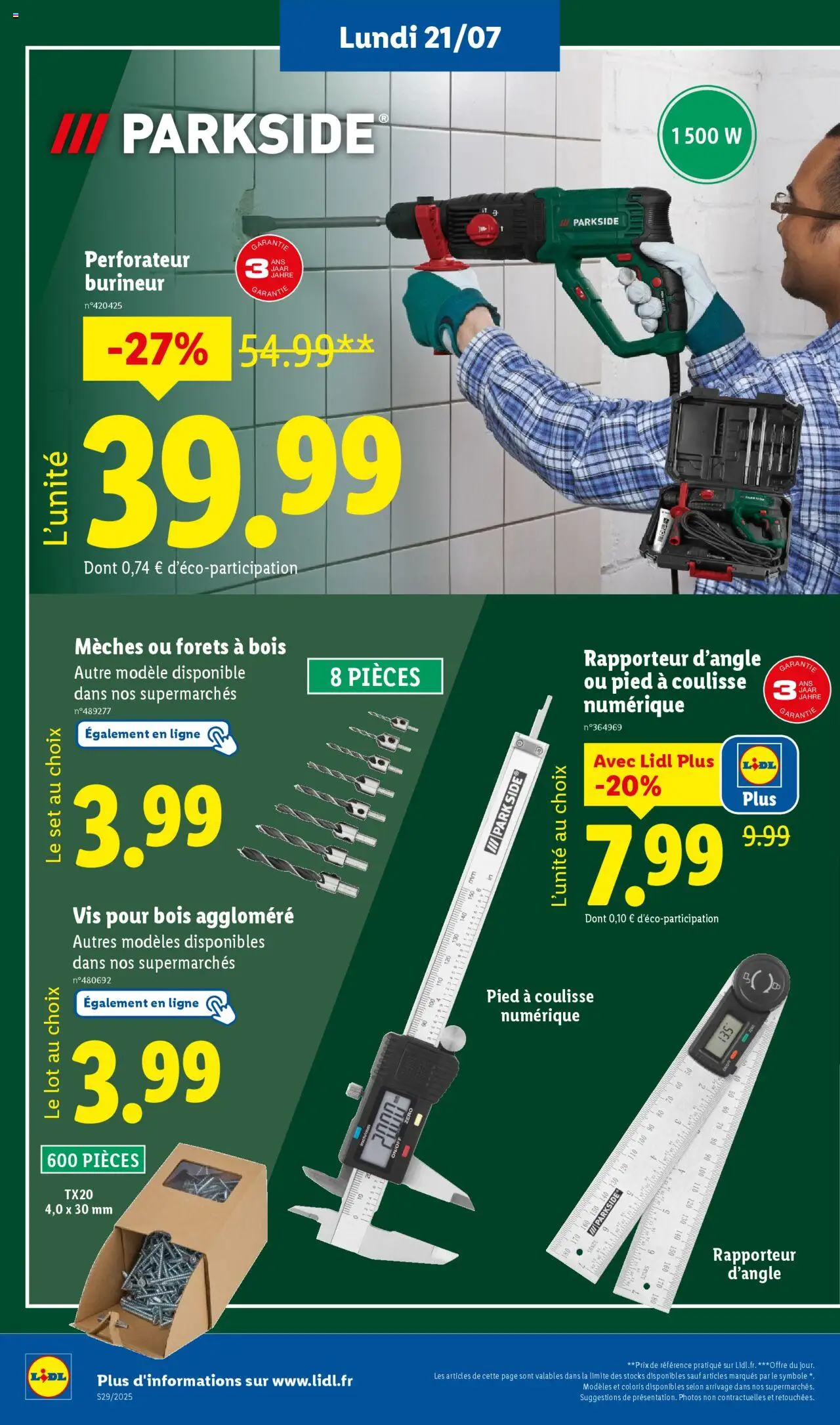 LIDL catalogue semaine 28 - page 62 - valable à partir du 17/07/2025