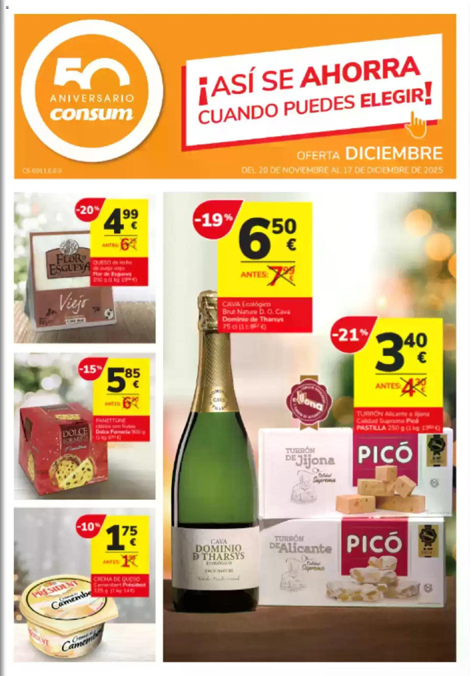 Consum folleto - Página de 1 - Válido desde 20/11/2025