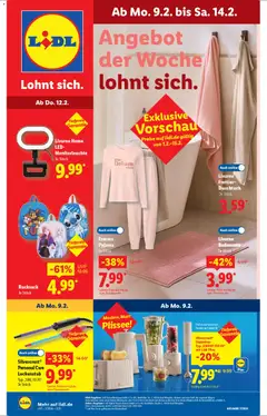 Vorschau Lidl - Prospekt gültig ab 09.02.2026