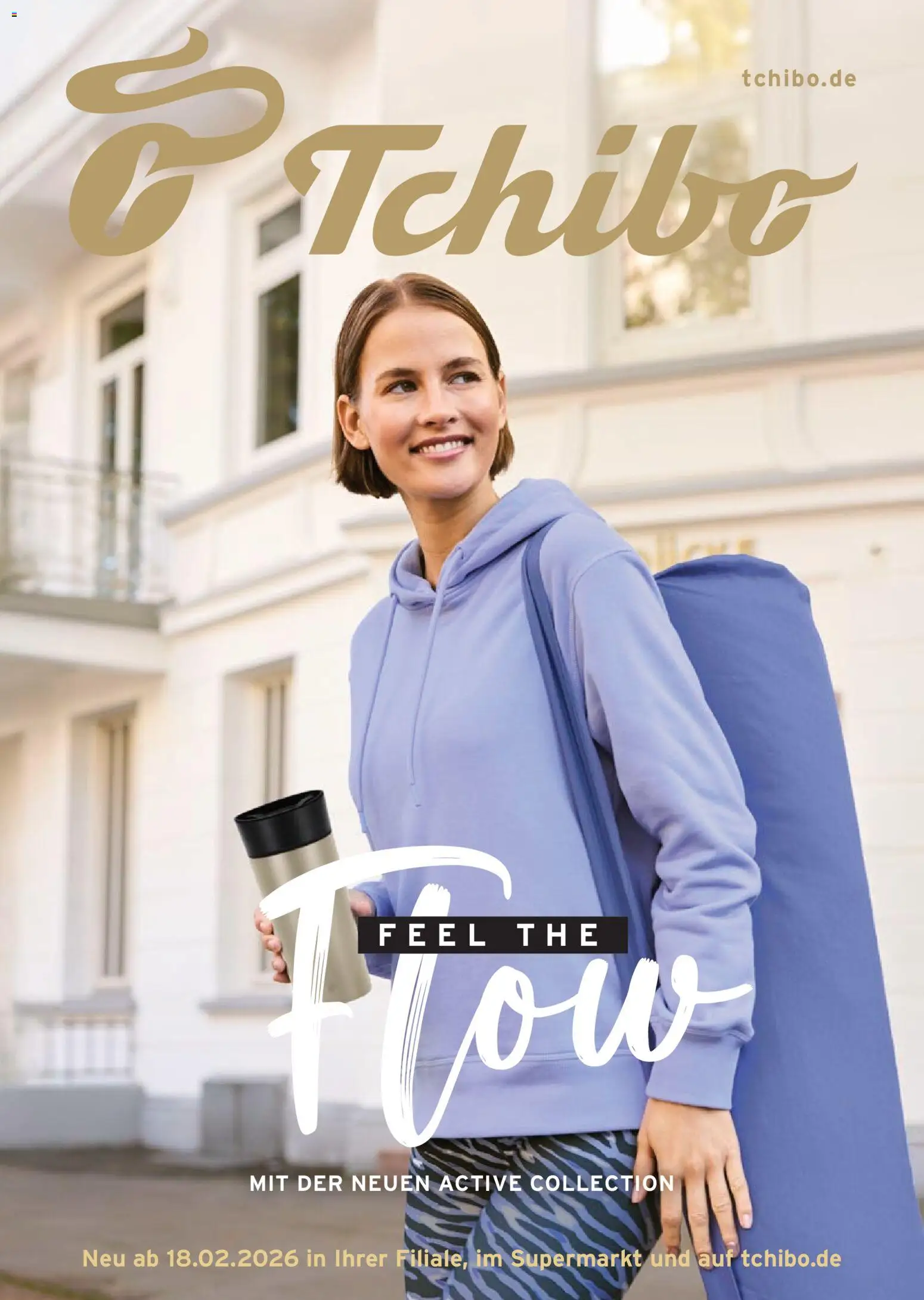 Tchibo Prospekt Feel the flow	  - Seite 1 - gültig ab 18.02.2026