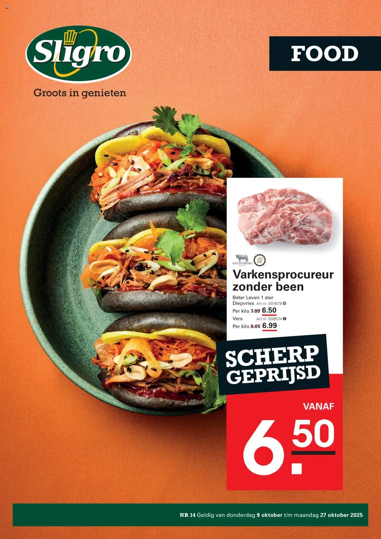 Sligro - Folder - pagina 1- geldig vanaf 09-10-2025