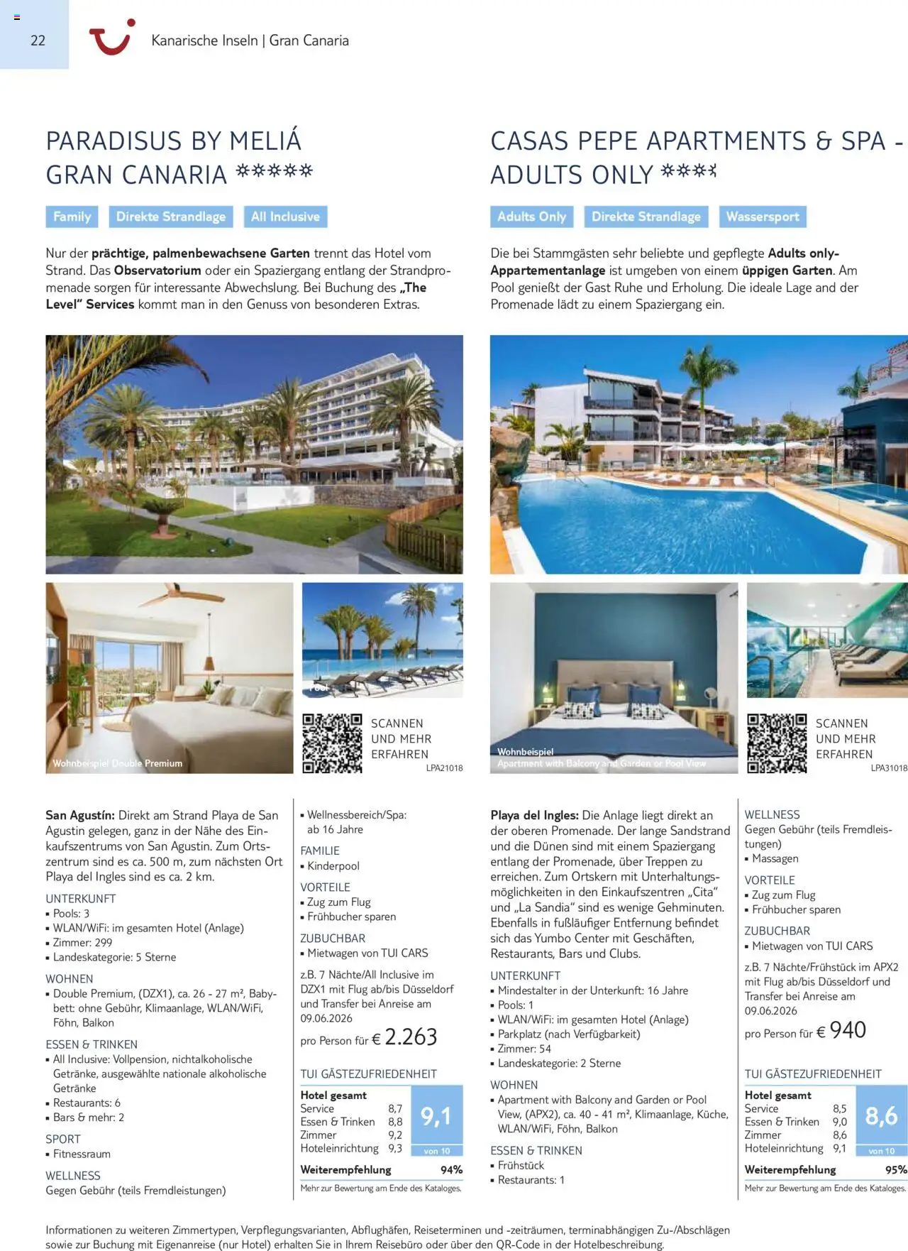 TUI Prospekt Kanaren, Kapverden & Senegal 2025/26	  - Seite 22 - gültig ab 01.11.2025