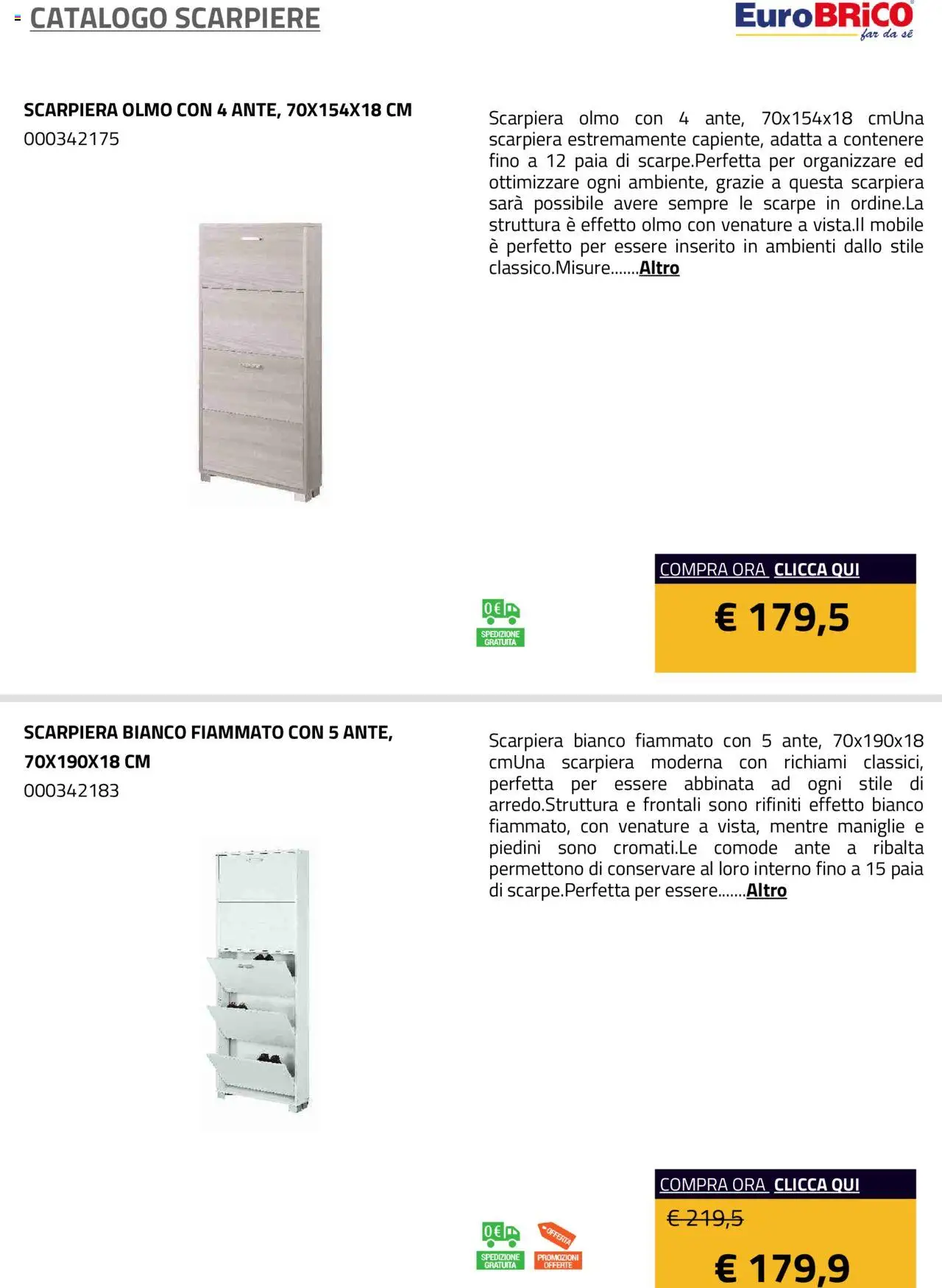 Eurobrico Scarpiere catalogo - pagina 13 - valido dal 23/07/2025