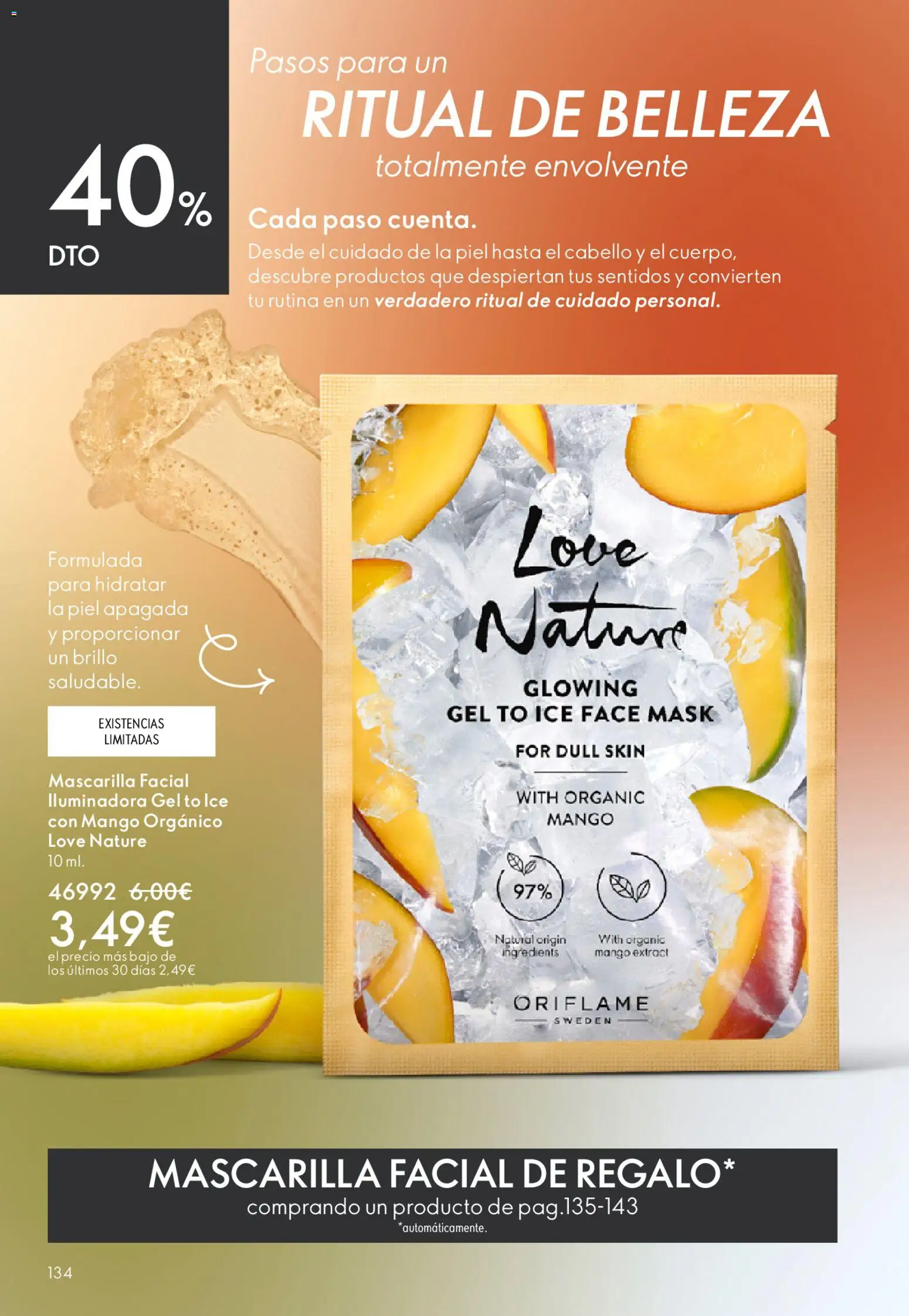 Oriflame - Catálogo Campaña 6 - Página de 134 - Válido desde 22/04/2026