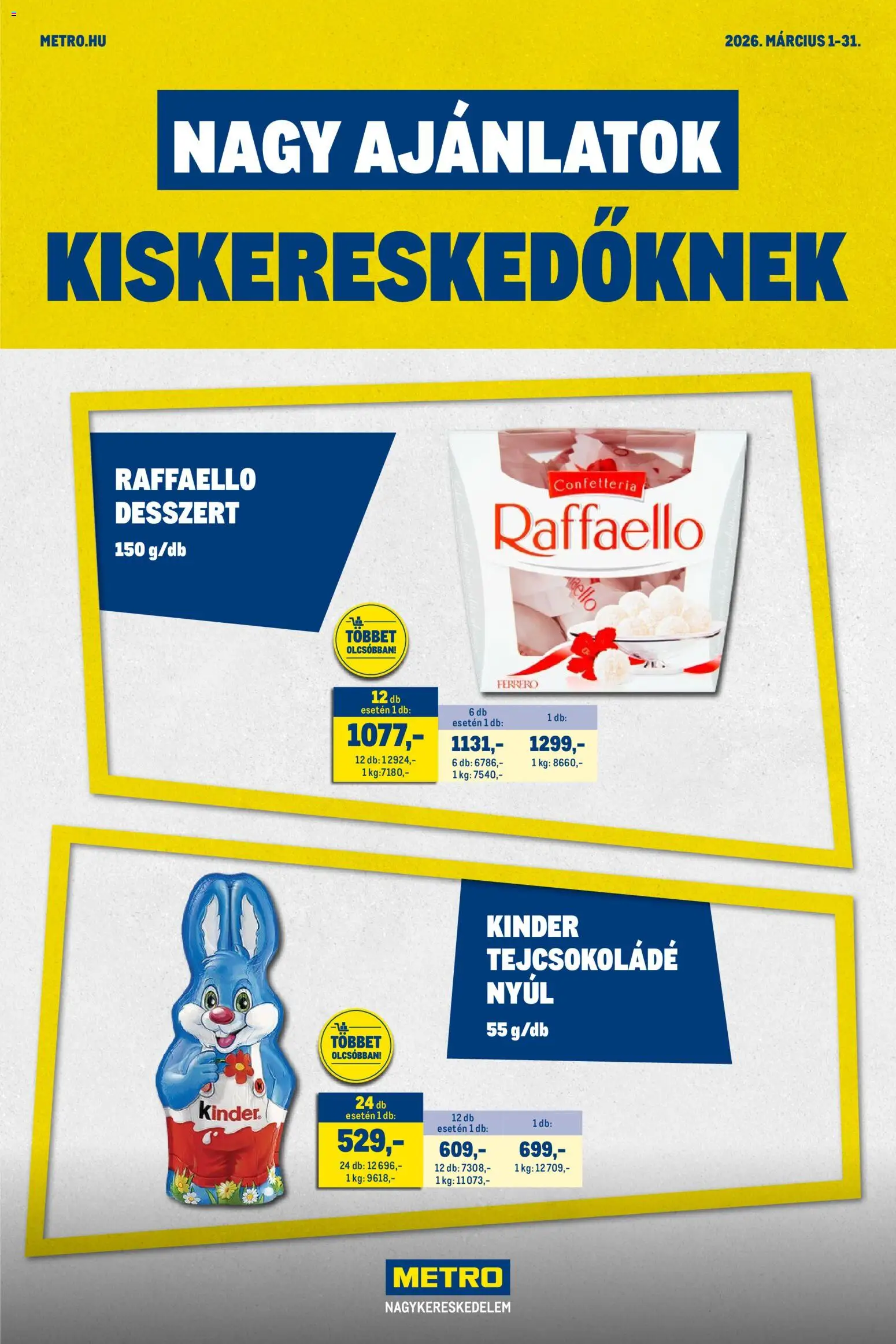 Metro Akciós újság - 1oldal - érvényes 2026.03.01.-tól