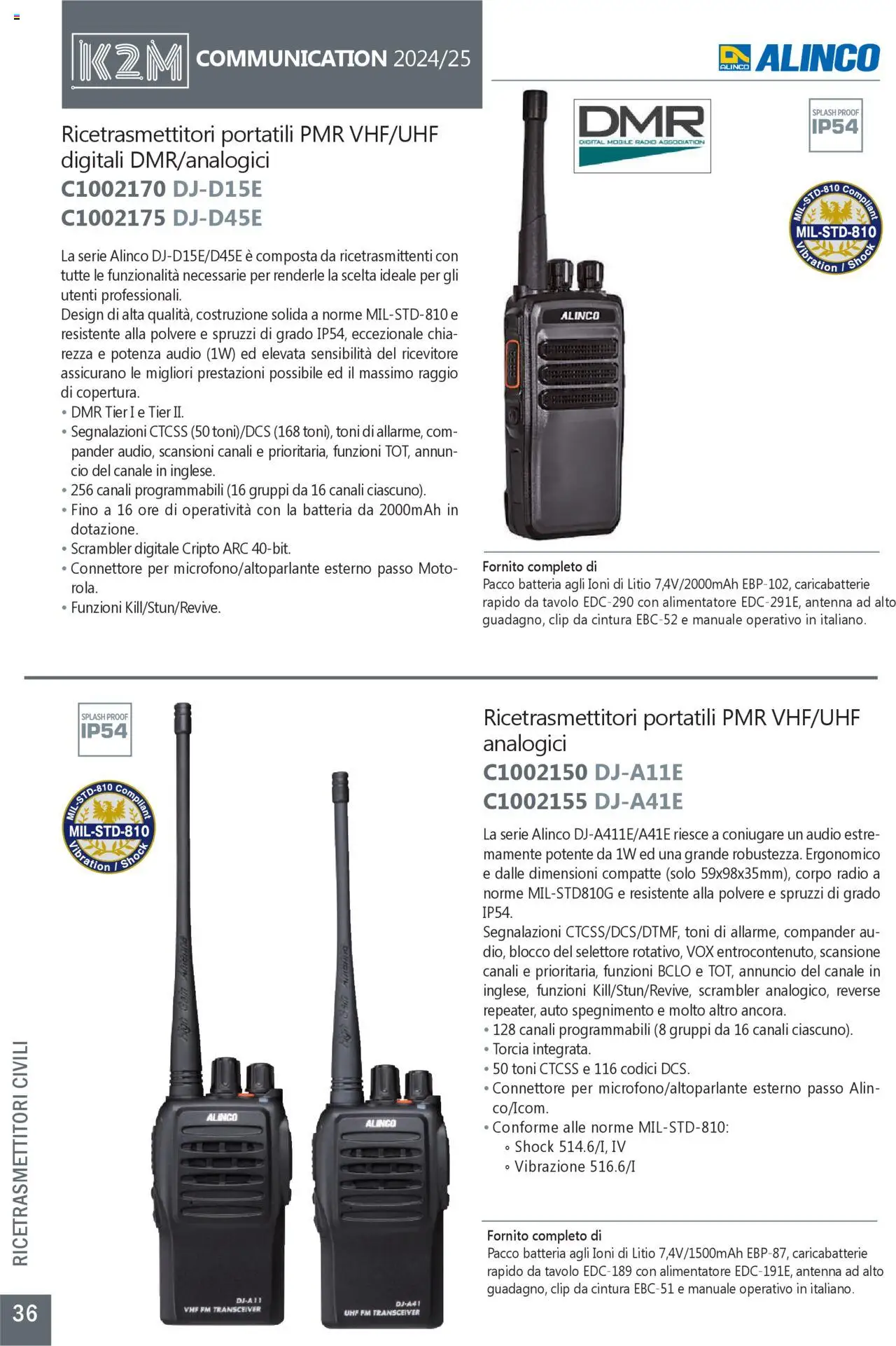 GBC Comunicazione K2M catalogo - pagina 36 - valido dal 31/05/2025