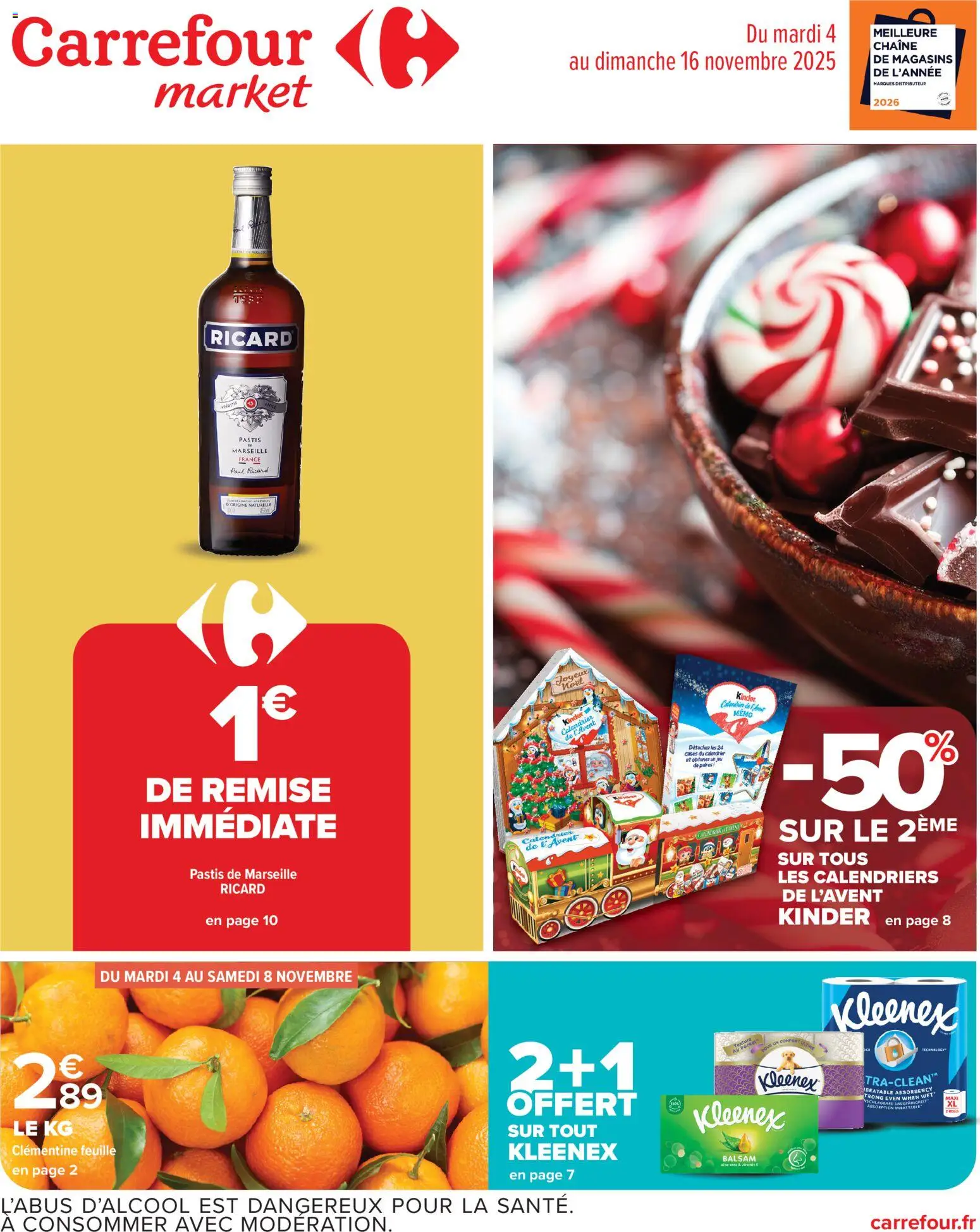 Carrefour Market catalogue semaine 45 - page 1 - valable à partir du 04/11/2025
