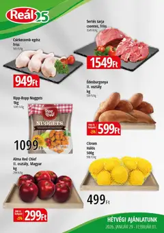 Előnézet Reál Bevásárló hétvége - Kisalföld érvényes 2026.01.29.-tól