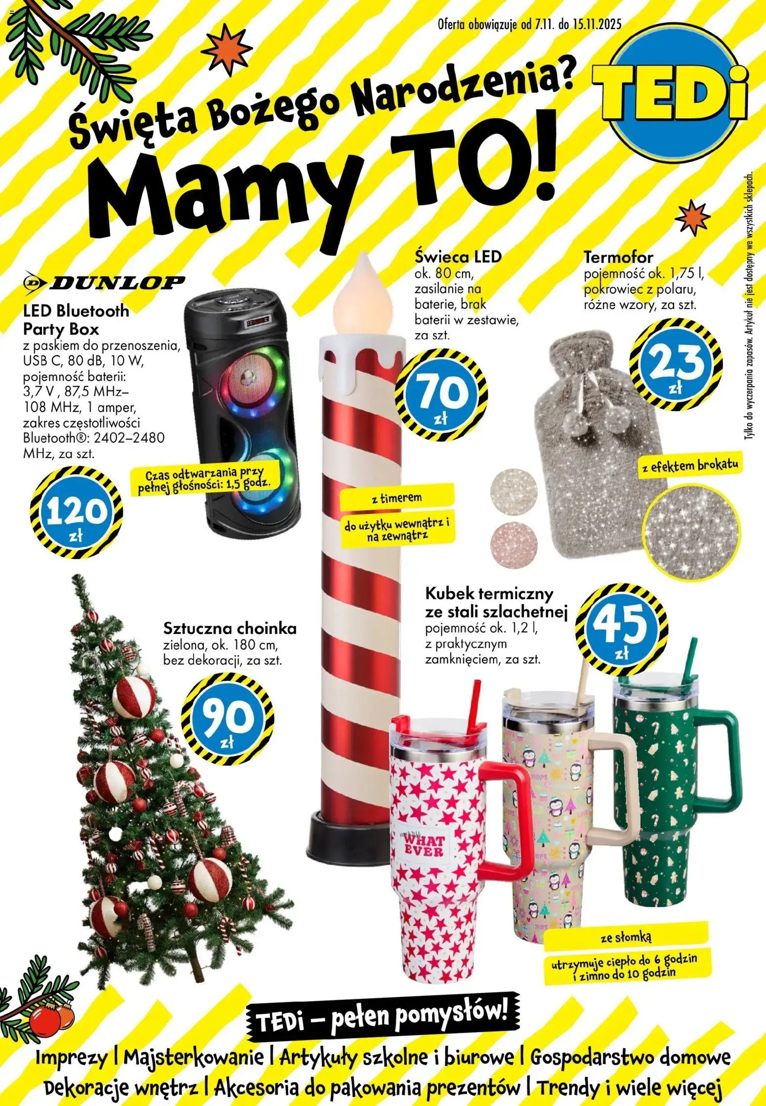 TEDi Gazetka - strona 1- ważny od 07.11.2025