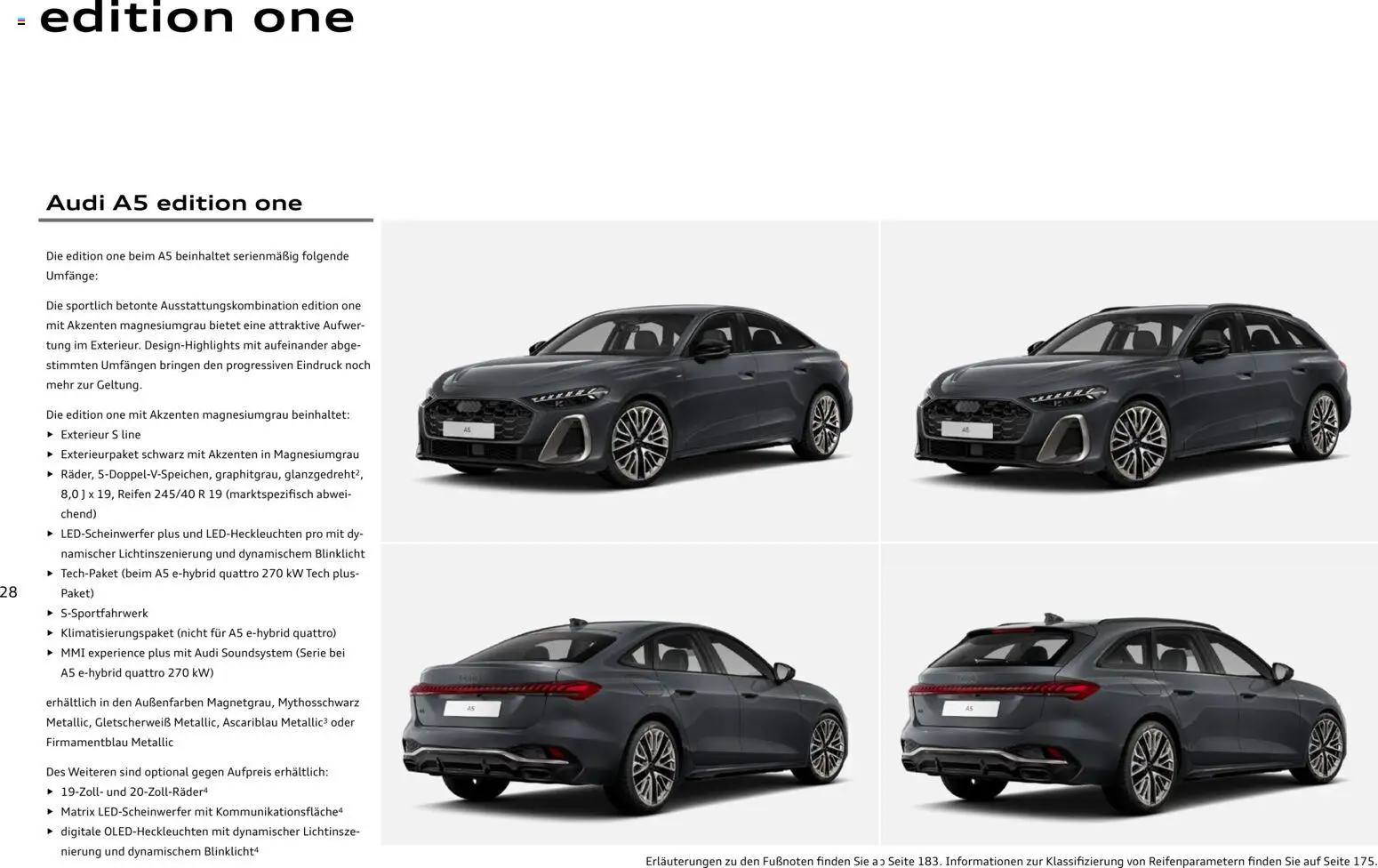 Audi A5 - Seite 28 - gültig ab 28.10.2025