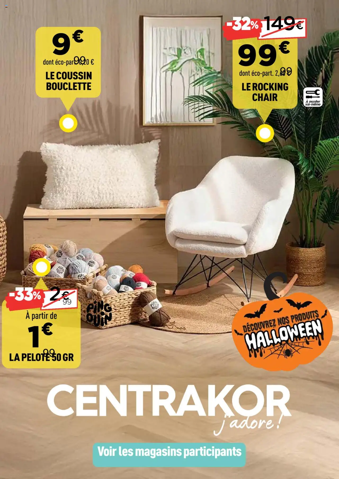 Centrakor - Intérieur Douillet + Halloween - page 1 - valable à partir du 20/10/2025
