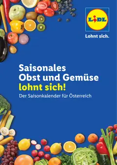 Vorschau Lidl  Saisonkalender - Obst und Gemüse gültig ab 01.01.2026
