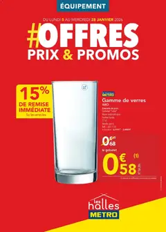 Aperçu METRO - OFFRES Prix & Promos Equipement valable à partir du 05/01/2026